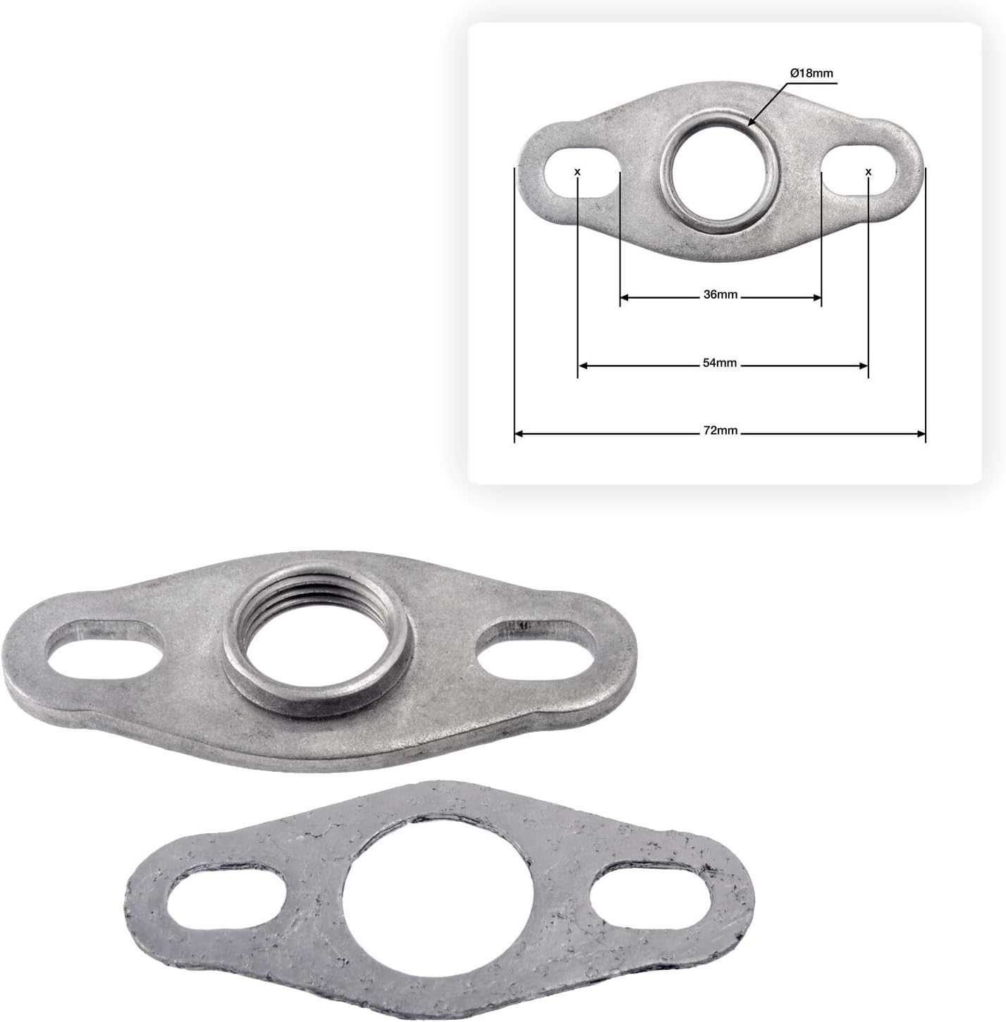 54mm Oxygen Sensor Mounting Flange For Most Toyotas & Lexus