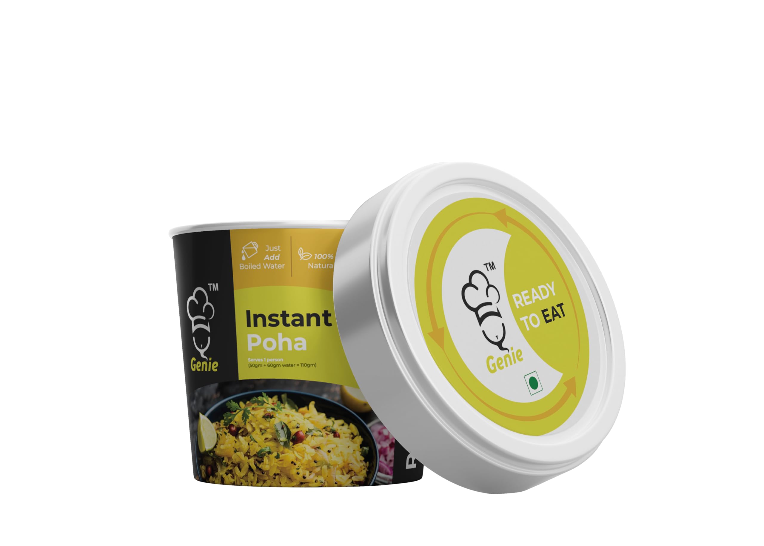 Quick and Easy Genies Ready to Eat Poha Just add HOT water Travel friendly Anytime Anywhere 60 gm Breakfast fibre rich Indian (B0CYH87GZQ) Amazon Price History, Amazon Price Tracker