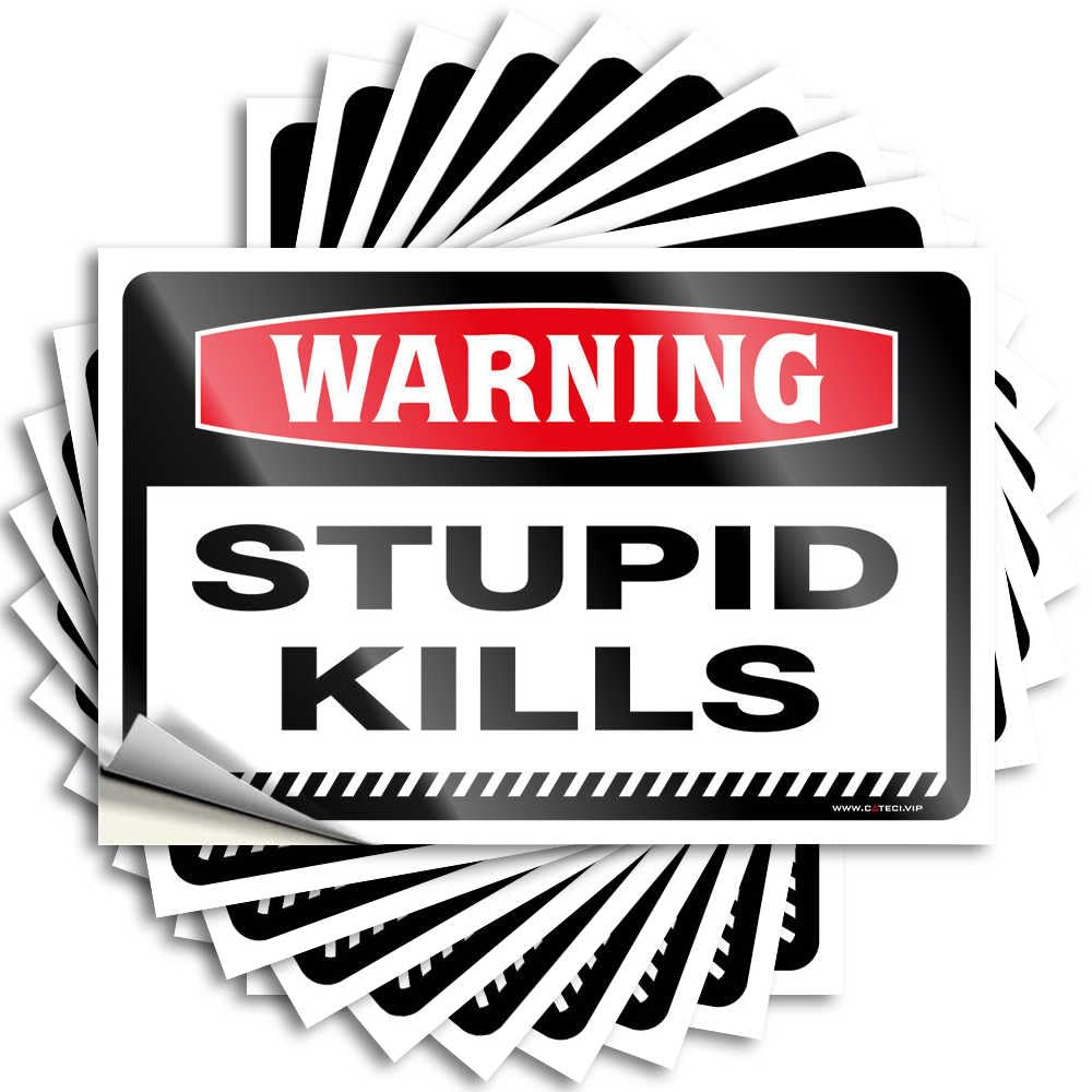 Toolbox Stickers and Stickers, 10 Pcs Funny Home Signs for Trucks (8 x 12 cm)