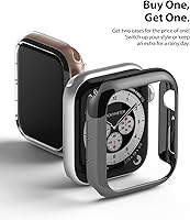 Vista 6 de Ringke Funda delgada de 1.575 pulgadas (1.575 pulgadas) compatible con Apple Watch Series 6, 5, 4, SE (2020), SE (2022) de 1.575 pulgadas
