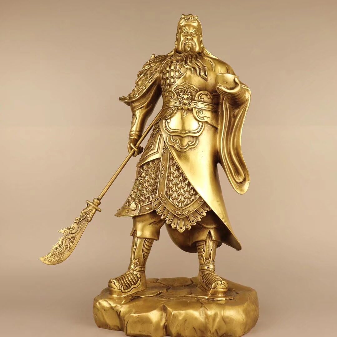 Dytartzx 27* Guan Gong The Of Wealth Bronze Statue Of Guan Yu The Chinese Of War Attracts Wealth And Feng Shui Gifts
