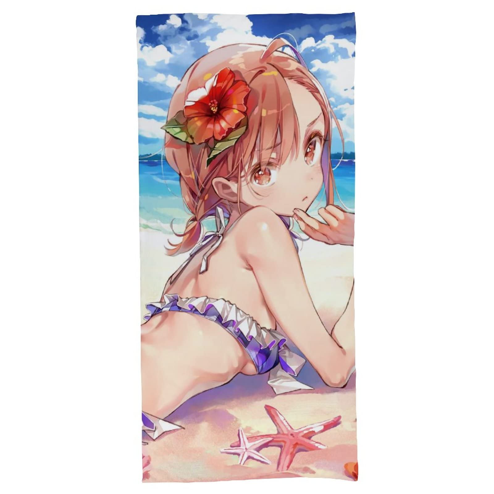 Amazon｜バスタオル とある 御坂美琴 水着 キャラクター柄【100