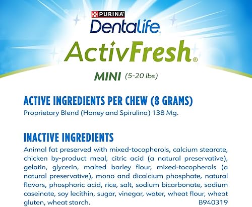 Miniatura 5 de DentaLife ActivFresh - Masticables para perros pequeños y pequeños de 5 a 20 libras, masticables dentales para refrescar el aliento, sabor a pollo,