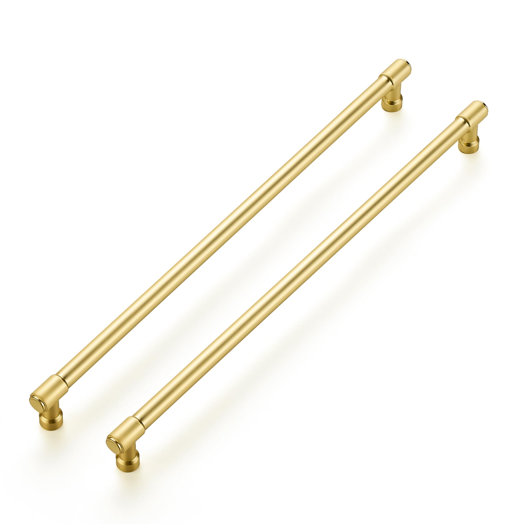 Ravinte Brushed Gold Kitchen Pulls Cabinet Handles 12-3/5 Inch 20 Pack