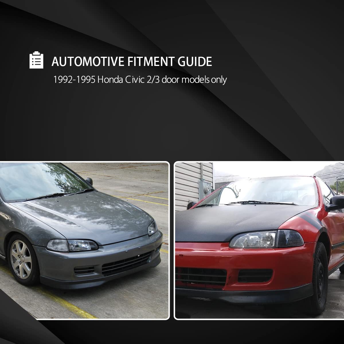 Amazon.com: Autozensation Compatible with Honda Civic 2/3DR