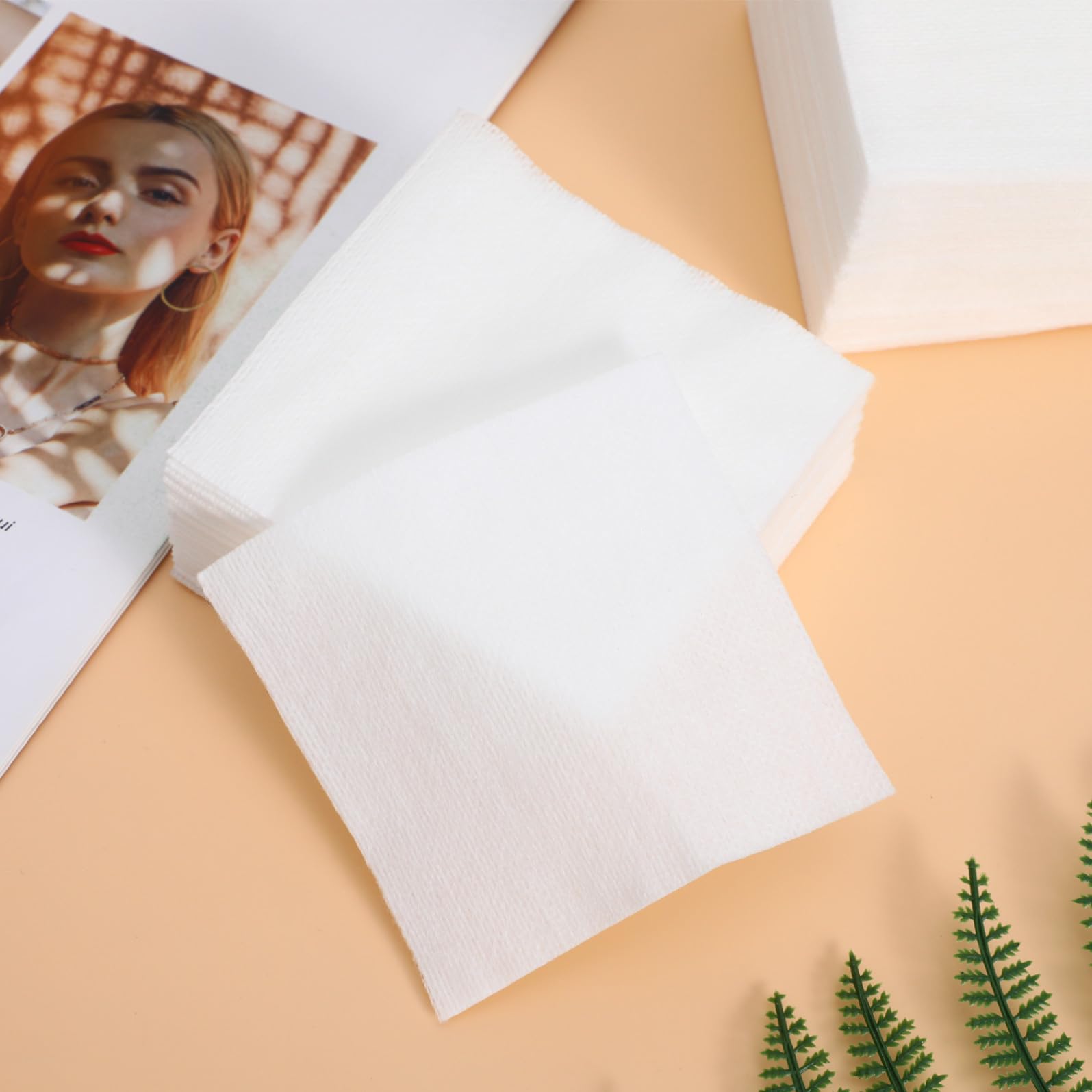 Einweg Stoff Make Up Entferner Pads 400 Stück für Damen