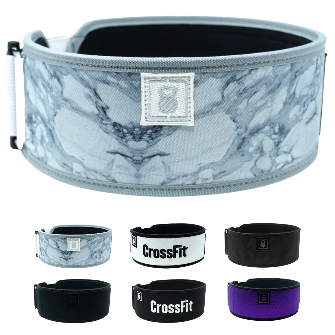 2POOD 4" Weightlifting Belt | CrossFit® Weightlifting Belt | 4-inch Wide and Built for Support, Flexibility, and The Ability to Cross Train Easily
