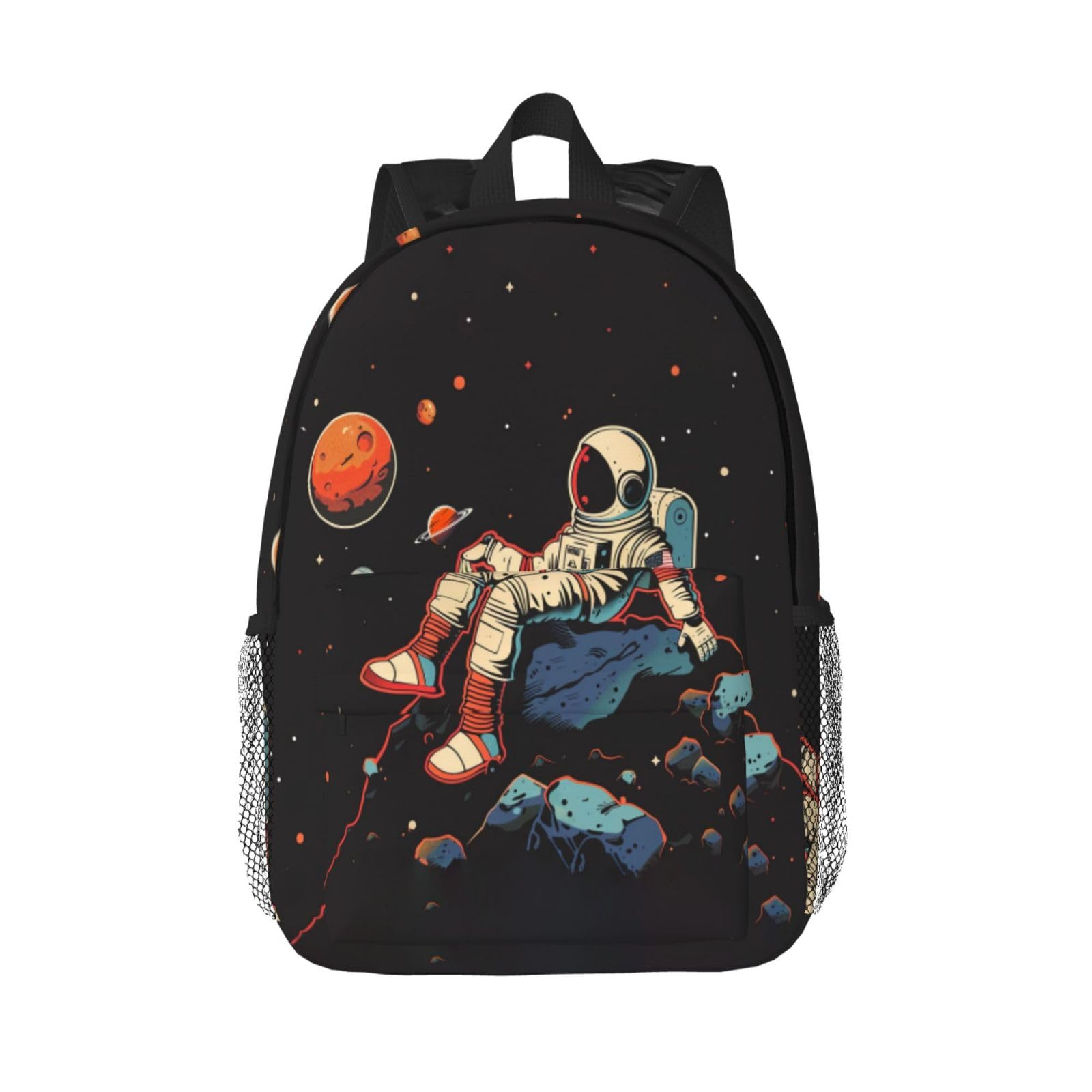 UIAMT Astronaut Backpack for Boys Kids Teens Children Space Universe School Bags Galaxy Primary Middle School Bookbags Spaceman Student Daypack Gifts