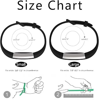 Sport Watch Bands Compatible with Fitbit Alta/Fitbit Alta HR Soft Water Proof Fitness Straps for Women Men(Black,Small)