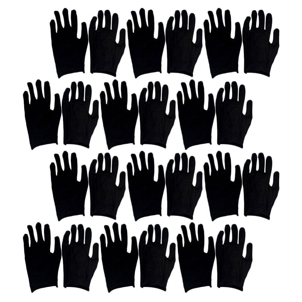 minkissy 12 Pairs of Cotton Gloves Labour Protection Working Gloves Hand Protection Comfortable for Men Gardening