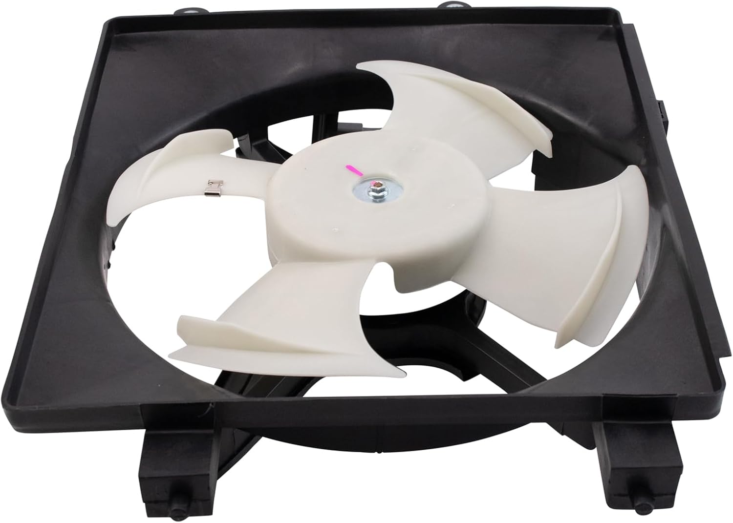 TRQ A/C Condenser Cooling Fan Assembly Compatible with 2001-2005 Honda Civic HO3113114