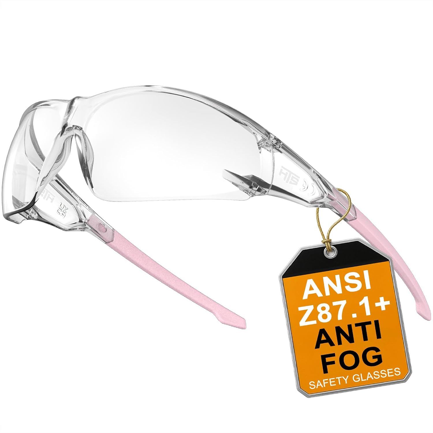 ANSI Z87.1 Anti-Fog Wrap-Around Clear Safety Glasses, Pickleball lab chemistry goggles with Scratch Resistant product image