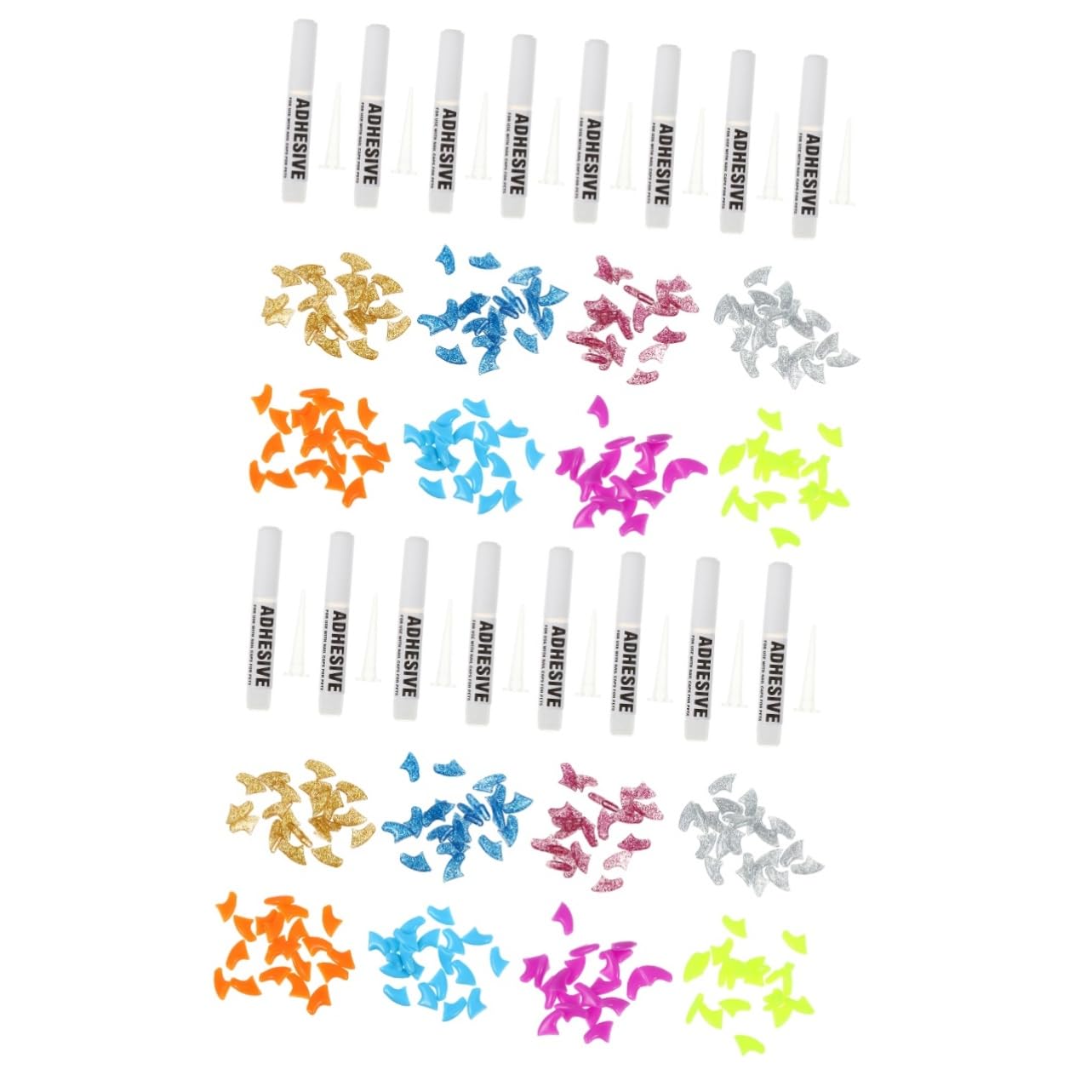 SUPVOX 320 Pcs Ensemble D'Ongles pour Animaux De Compagnie Capuchons De Griffes De Chaton Capuchons D'Ongles De Chaton Capuchon De Griffe De Chat Capuchon De Griffe d'animal De Compagnie
