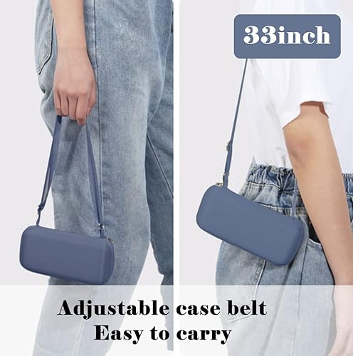 Miniatura 3 de ESUFEIR Sombrilla de viaje para caminar con funda, sombrilla compacta UV para sol y lluvia, ligera y portátil, resistente al viento, protección UV