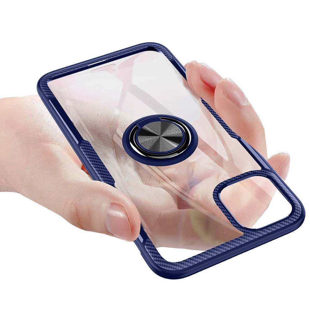 Phone Case For IPhone 11 Pro 2019 5.8 Inch With Tempered Glass Screen Protector Cover And Magnetic Stand Ring Holder Shockproof Heavy Duty Accessories IPhone11pro IPhone11 11s 11p 11pro XI Red - View #11