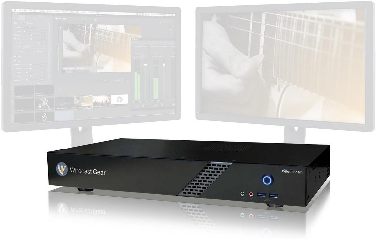 Telestream Wirecast Gear 110 | 4 HDMI Ports 250GB Live Streaming System