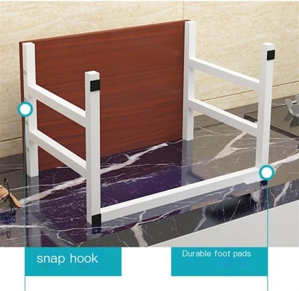 Mikrowellen Regal Erweiterbar - Küchenorganizer Mit Haken