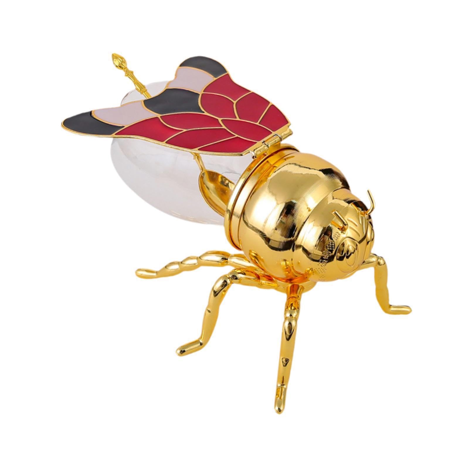 Tarro de miel de lujo en cristal y metal dorado con cuchara elegante