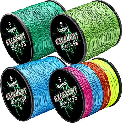 Waline Super Strong 300 m 500 m PE Braided Fishing Line 8 Strands Multifilament Fishing Line 20 lb-80 lb Sea Fishing Braided Line (Multi-Colour - Image 4