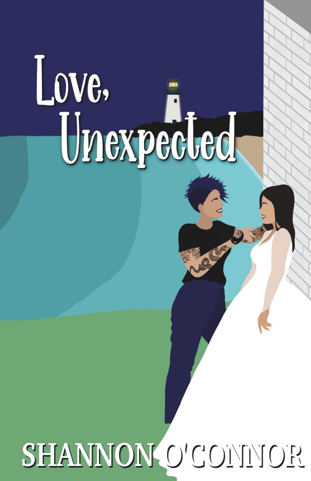 Love, Unexpected: A Sapphic Runaway Bride Romance (Lighthouse Lovers)