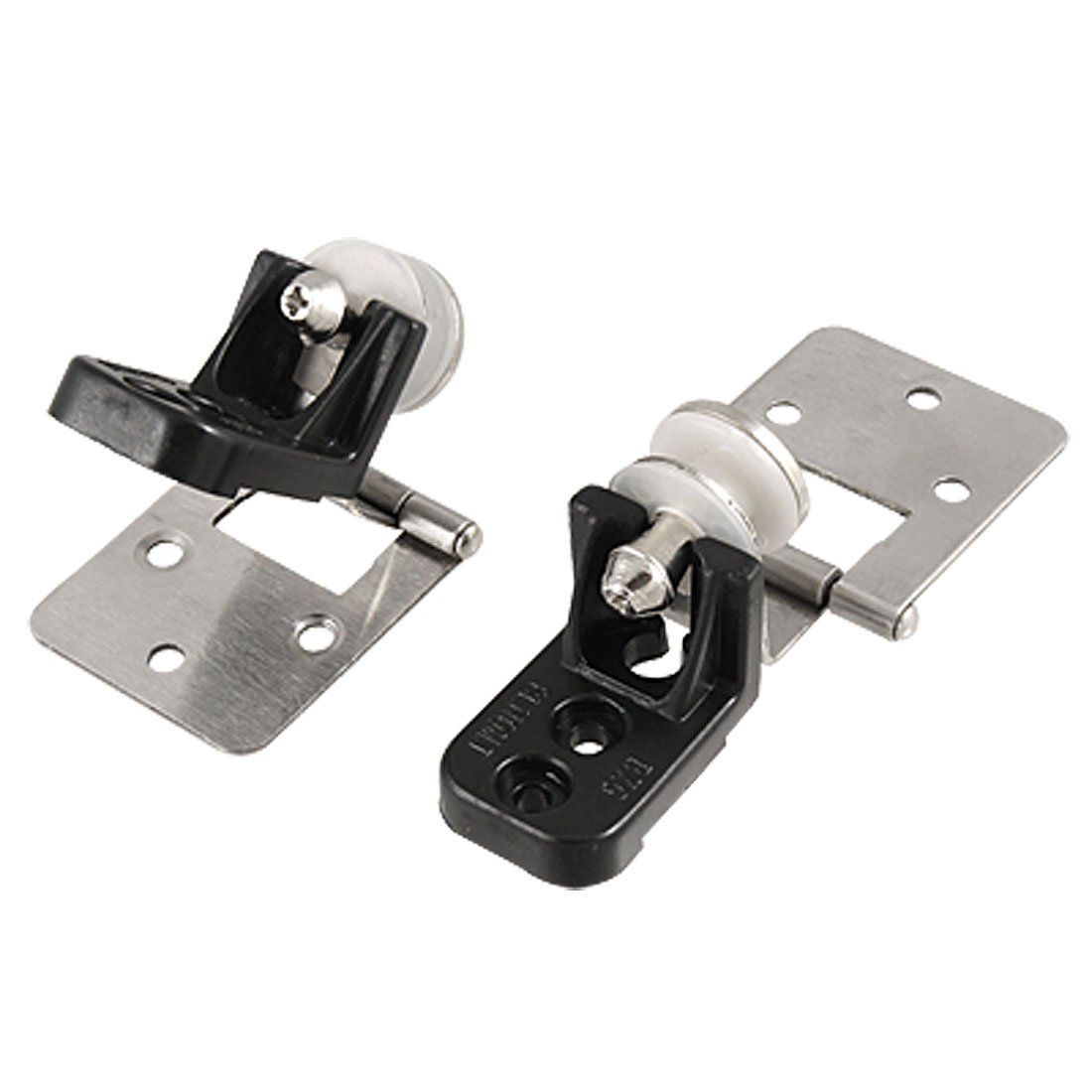 Aexit 2 Pcs Clothes Hangers Wall to Glass Adjustable Hinges w Children's Clothes Hangers Installing Parts