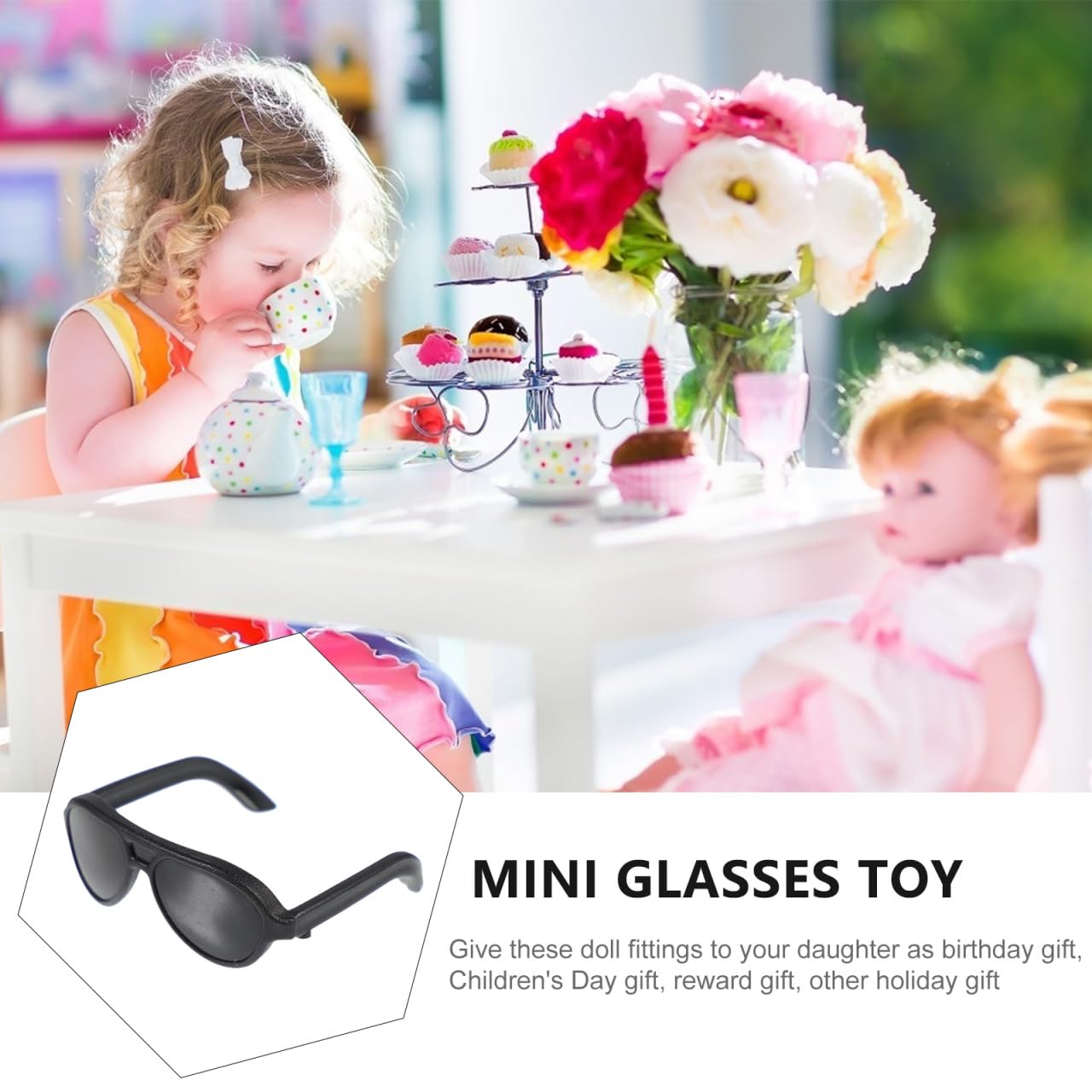 20 Mini Gafas Redondas Metálicas Sin Lentes – En Dorado Y Plateado Para Manualidades, Disfraces Y Decoración De Muñecas Y Figuras