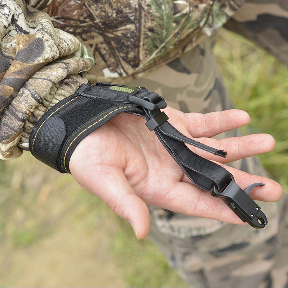 Trigger Per Arco Alomejor - Con Cinturino Regolabile | Per Caccia E Tiro Con L'Arco