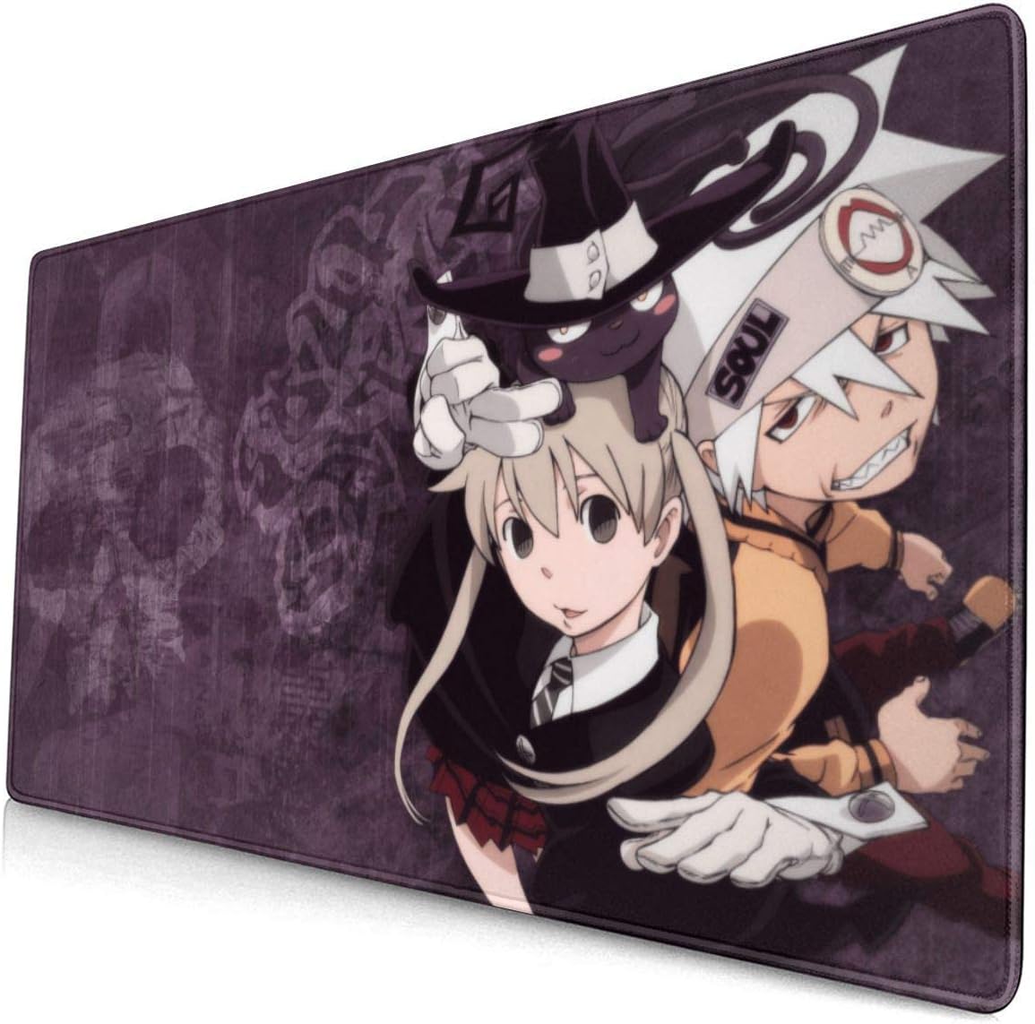 Lakivde Soul Eater Mouse Pad 15.8x29.5 in Multipurpose Comfortable Waterproof Mousepad Desk Mat for Gamer Office Home (40x75cm),One Size Lakivde Soul Eater Mouse Pad 15.8x29.5 in Multipurpose Comfortable Waterproof Mousepad Desk Mat for Gamer Office Home (40x75cm),One Size