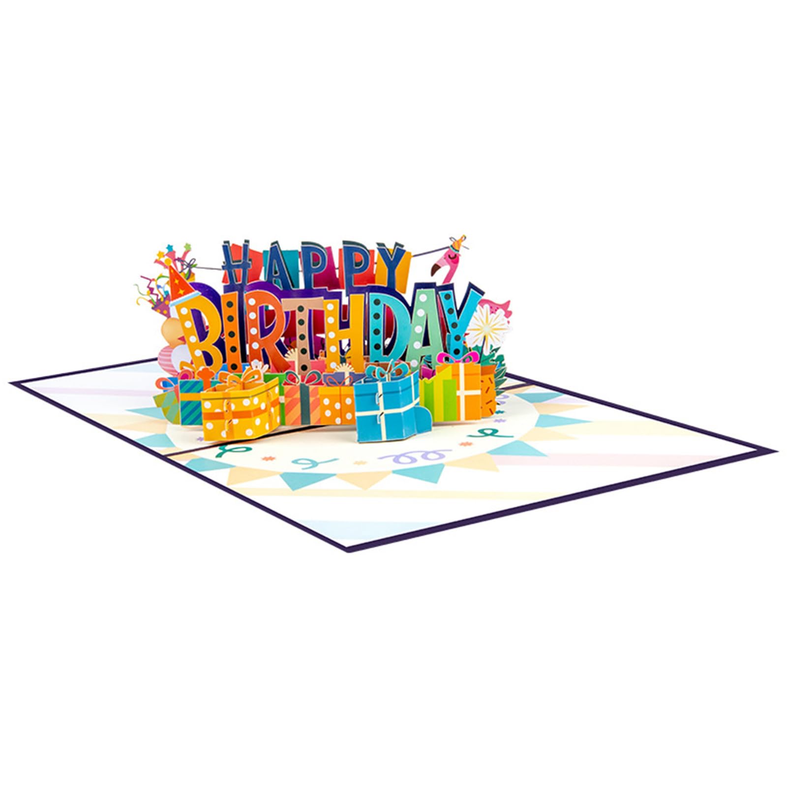 Lovepop Biglietto pop-up di compleanno con fenicottero