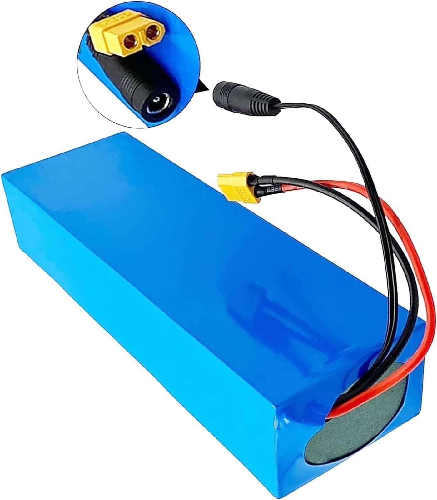 48V 8Ah 10Ah 15Ah 20Ah 30Ah Bateria para Bicicleta Electrica, 48V Batería Ebike Batería De Alta Potencia con Cargador Y BMS para 200W-800W Motor