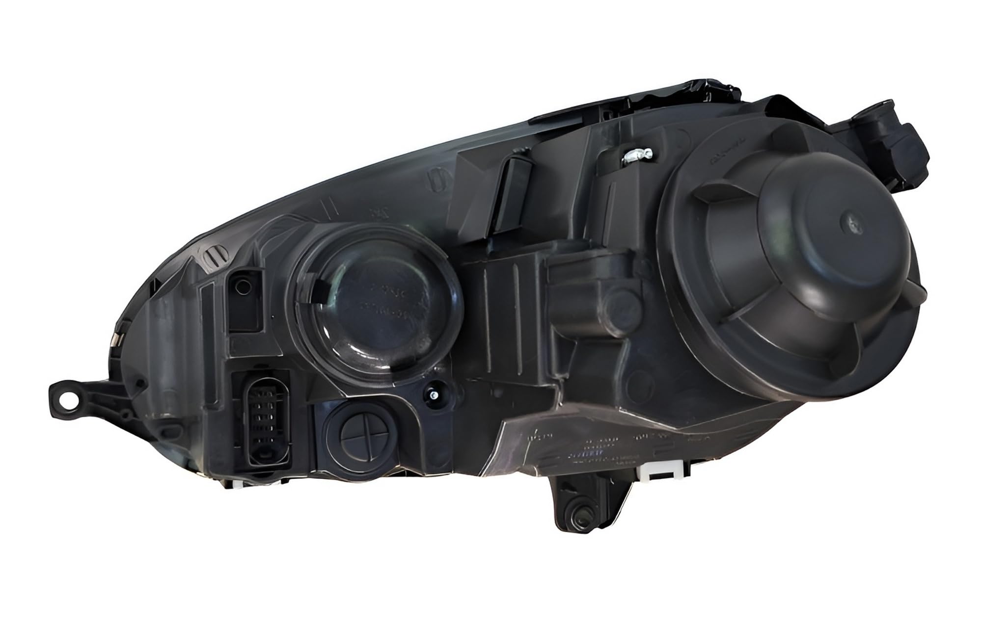 Passend für VW Golf 5 für Jetta 3 Set Scheinwerfer Schwarz Links Rechts mit Stellmotor Halogen Streuscheibe LWR