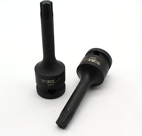 IP50 3 pulgadas de largo negro impacto Torx Plus 6 punto Socket Bit 12 pulgada Square Drive Auto reparación herramienta