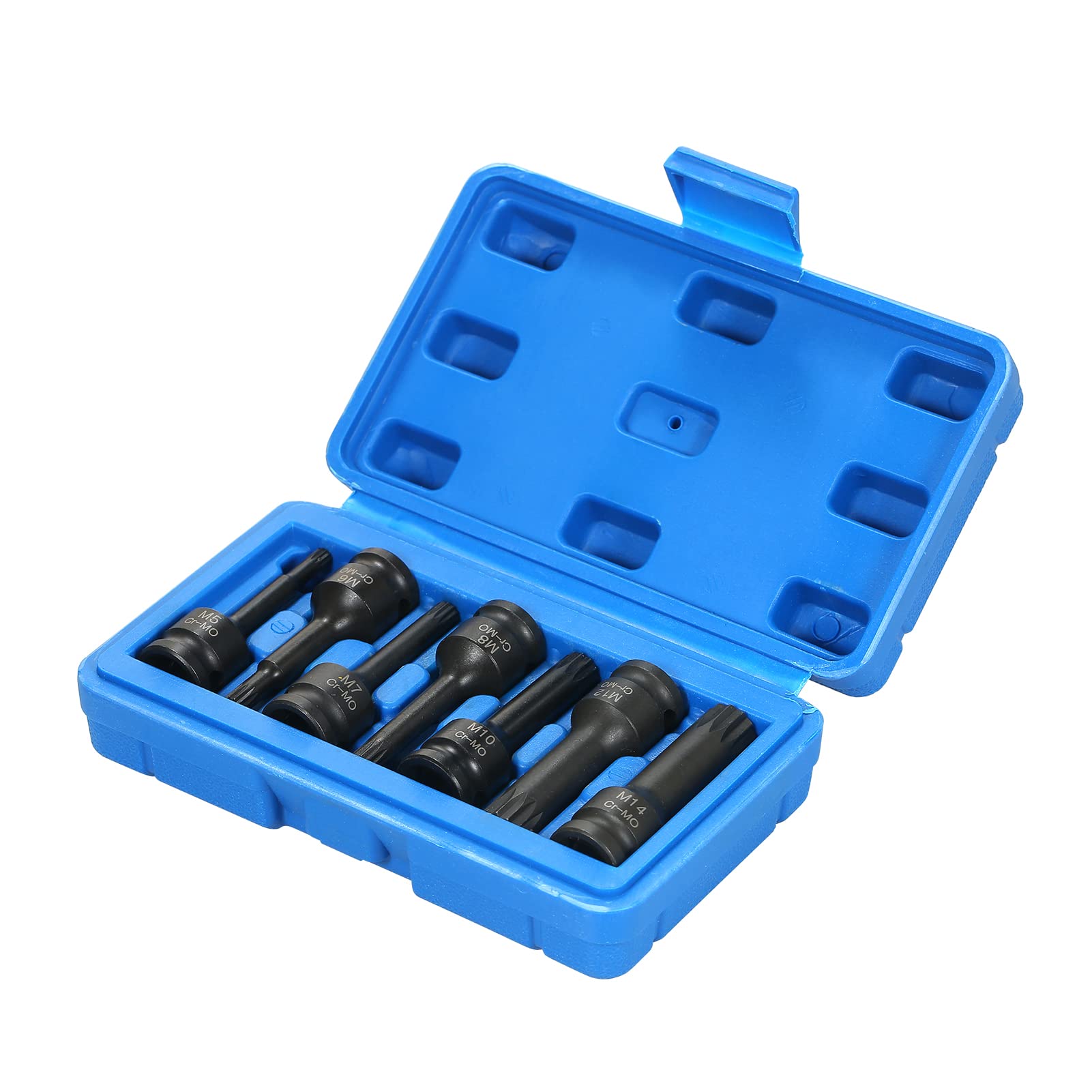 Buy Jabey Socket Set,3/8inch Drive Impact Socket Set 7 Piece Metric