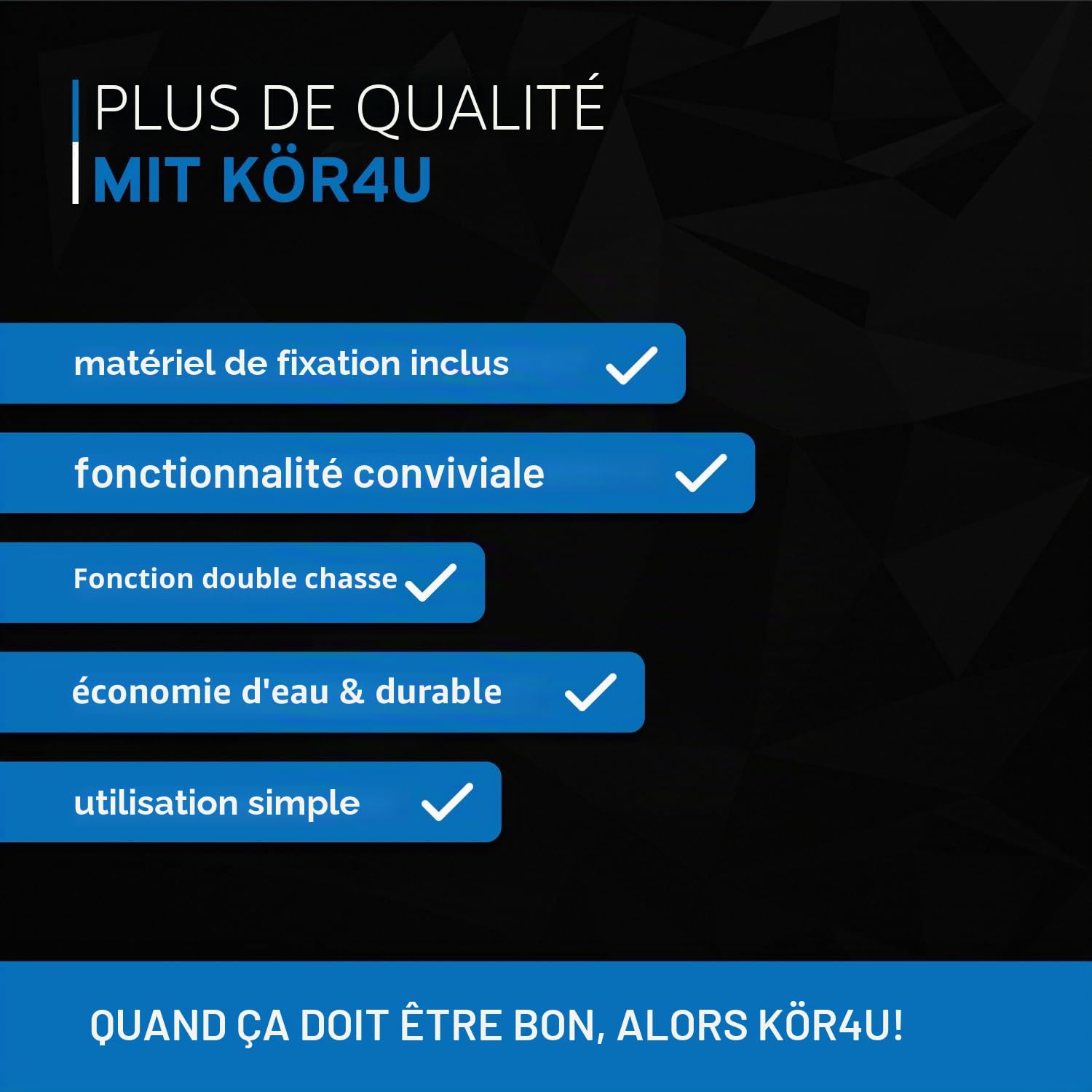 kör4u Plaque de déclenchement pour réservoir de chasse Geberit Sigma UP300, UP320 et Delta UP100, bouton arrondi (champagne doré)