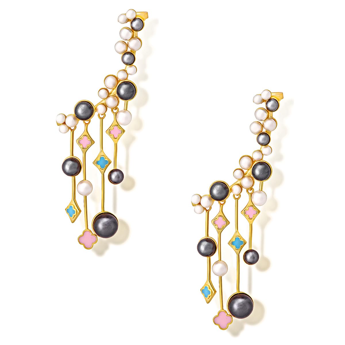 Shaze Moonlight Sonata |18K Yellow Gold Plated | Italian Crafted Earrings (B0CVV8VC5J) Amazon Price History, Amazon Price Tracker