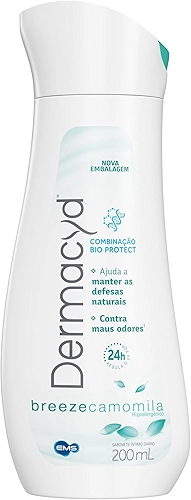 Dermacyd Breeze Sabonete Líquido Íntimo 200 mL – Frescor Camomila, pH Equilibrado, Proteção Diário Feminina