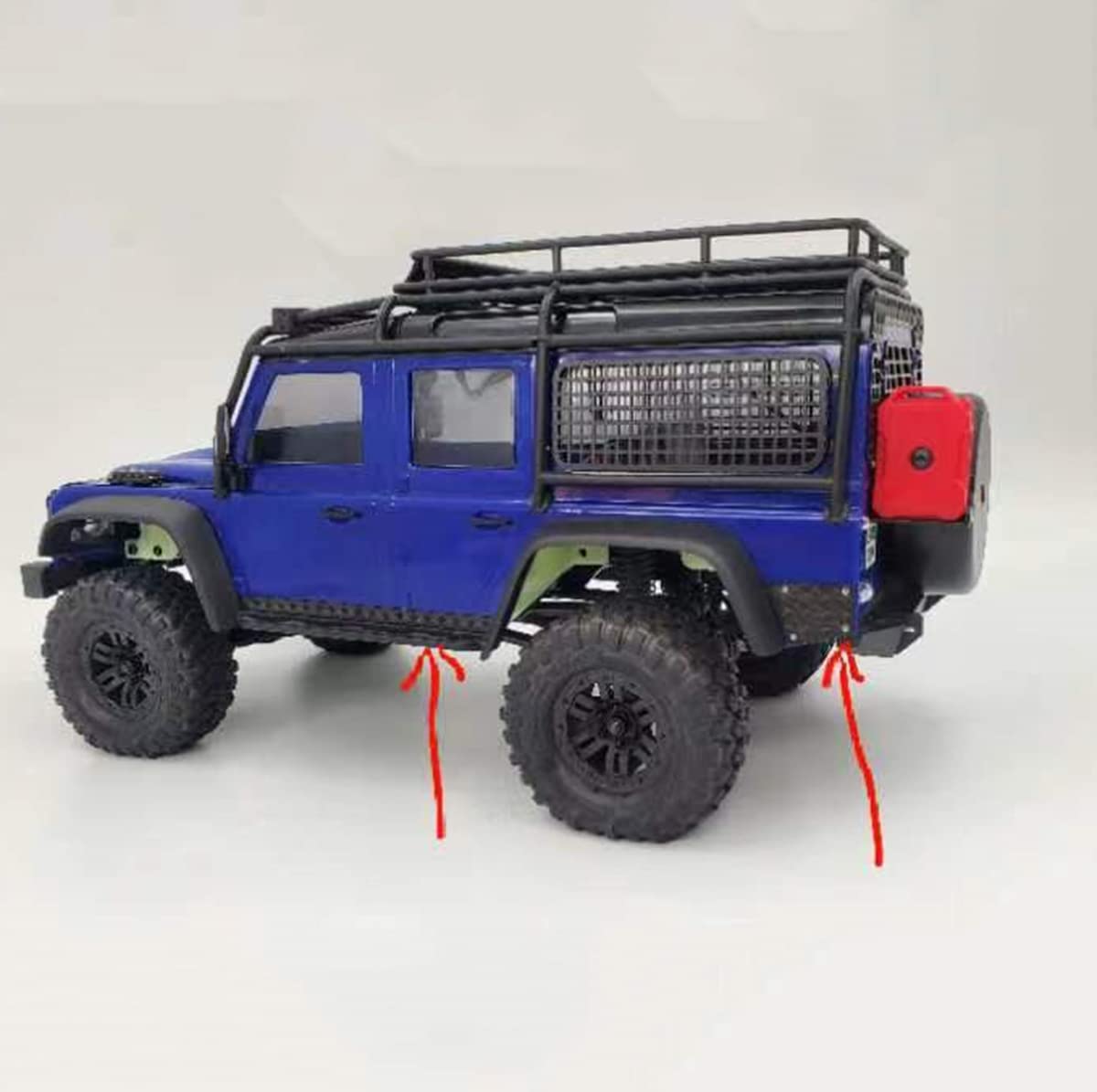 Vitre Latérale Et Filet Arrière Métal – Pour Traxxas TRX-4M Defender 1/18 – Neuf