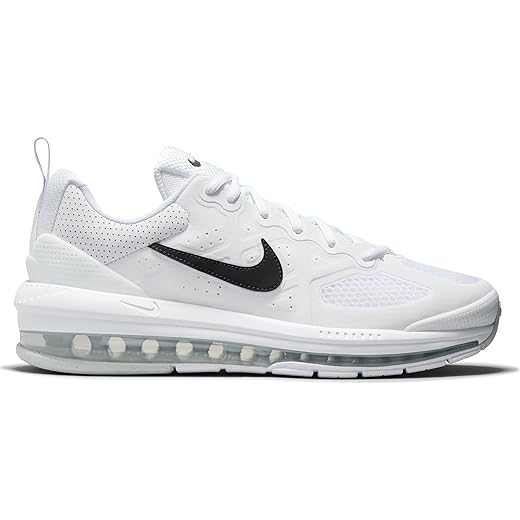 Nike Men's Air Max Genome Running Cw1648 Shoes, White/Black/Pure Platinum, 10