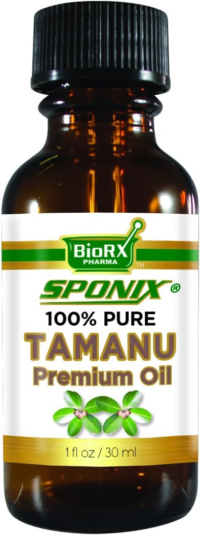 Best Tamanu Oil - Top 100% Pure Tamanu Oil for Skincare and Haircare - Premium Grade USDA Organic - 30 ml by Sponix