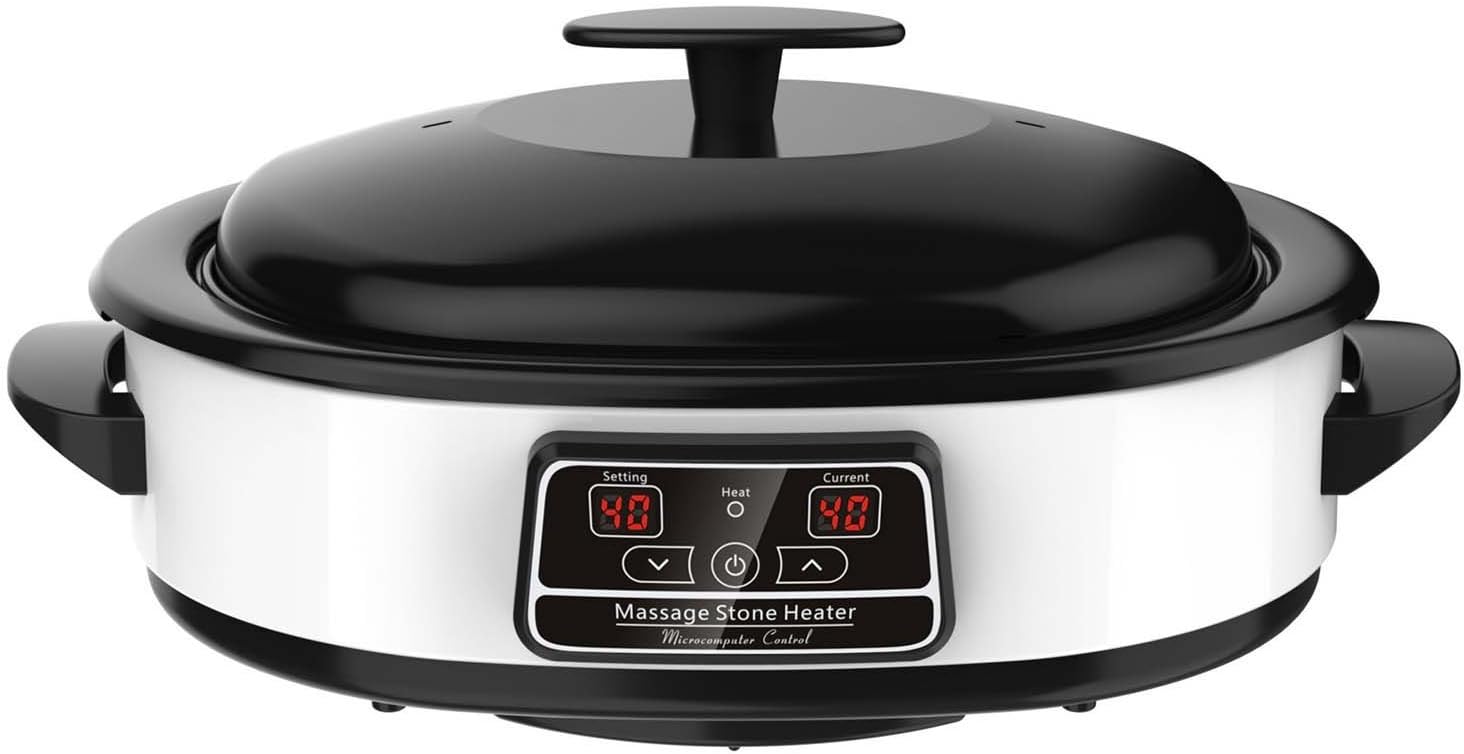 Digital HOT Stone Massage Heater, 4.25 Litre (4.5 Quart)