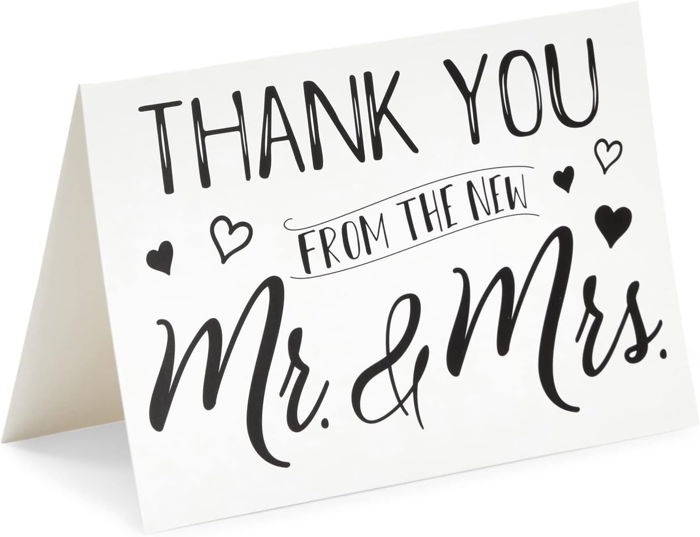 Sustainable Greetings Wedding Gratitude Cards - Bulk Thank You Cards for Wedding & Bridal Shower - Kraft Brown Envelopes - 250gsm Cardstock for Smooth-Writing Greeting Note - Pack of 120, 4 x 6 in - Image 7