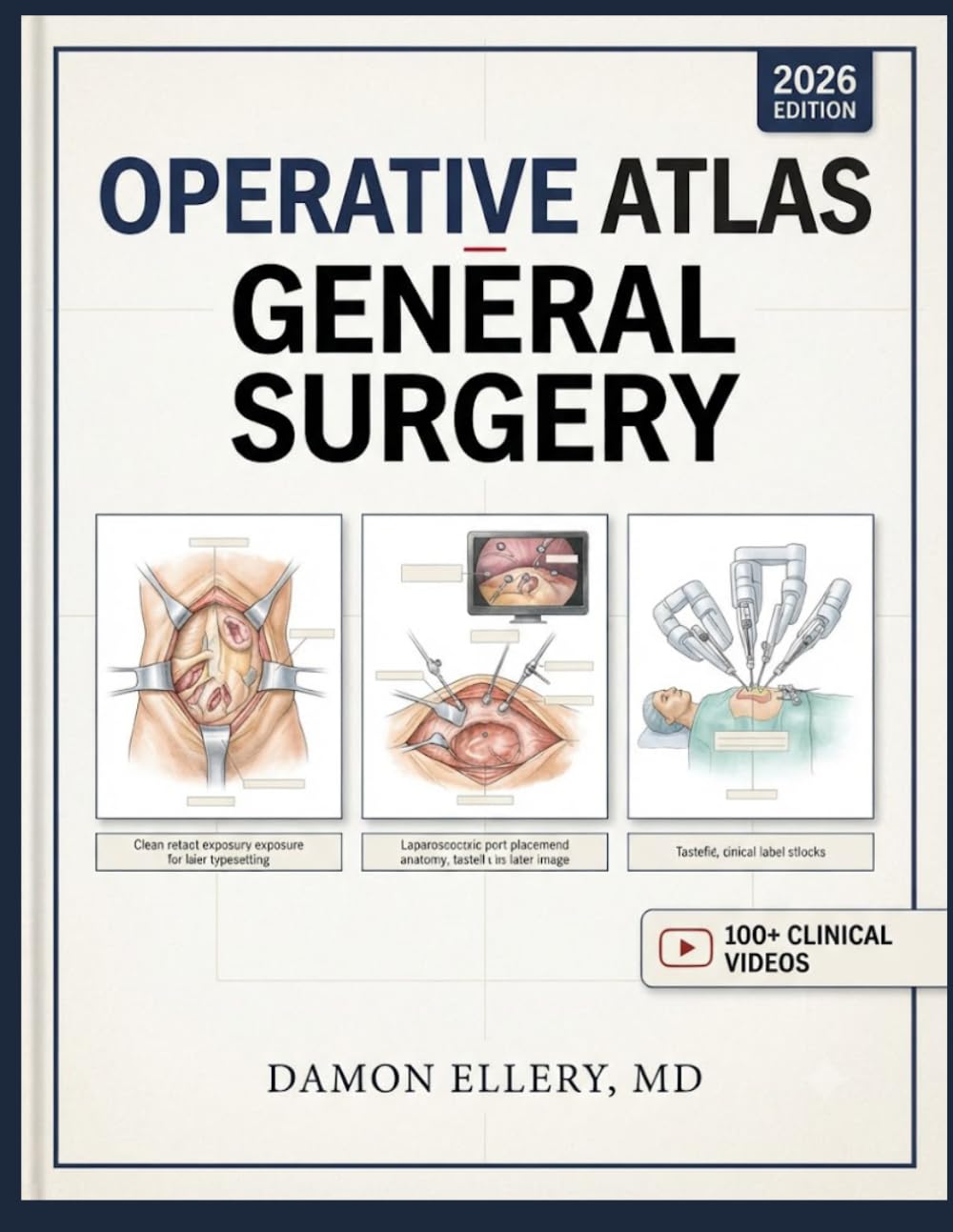 OPERATIVE ATLAS OF GENERAL SURGERY: llustrated Techniques in Open, Laparoscopic, and Robotic Procedures