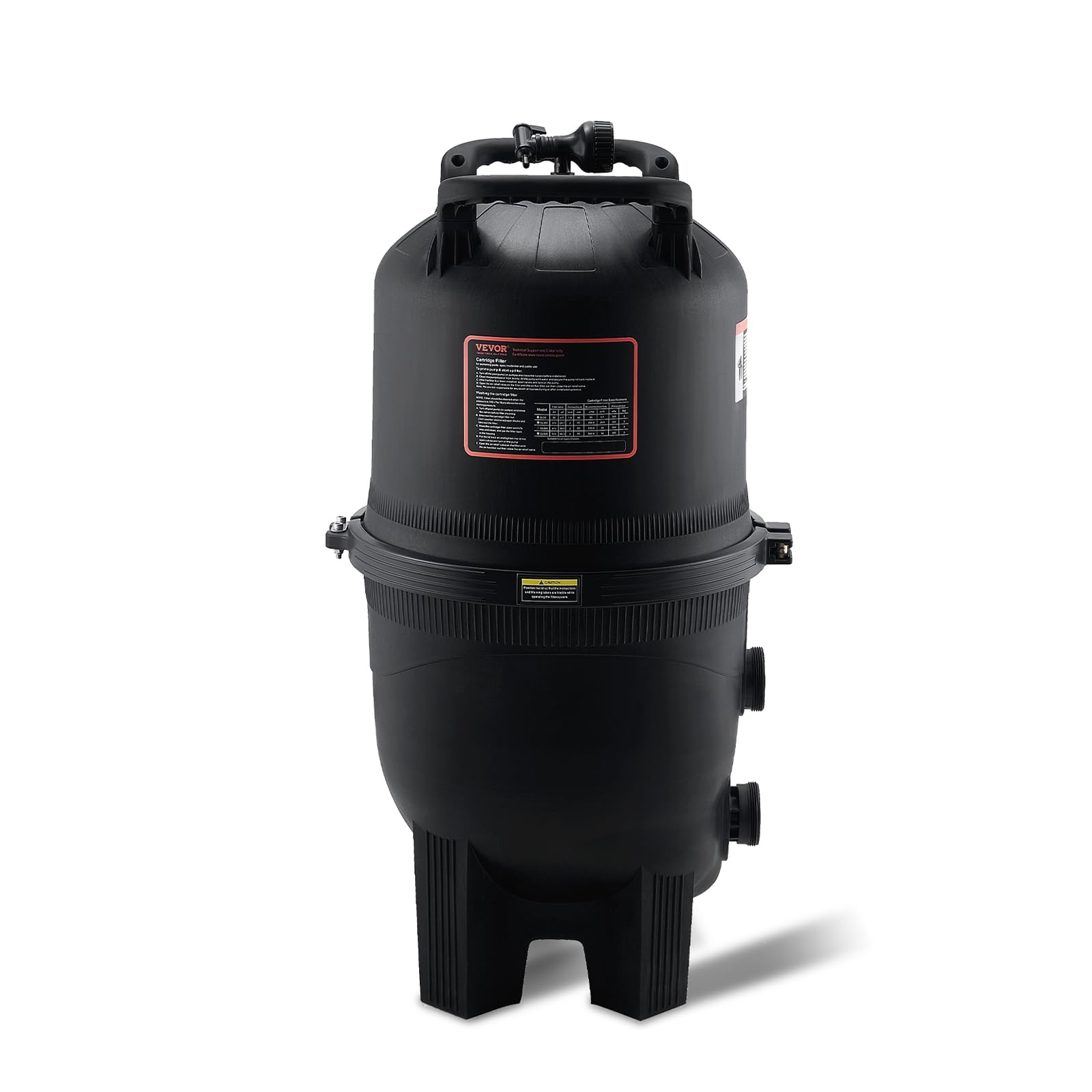 VEVOR Filtro per piscina a cartuccia, superficie filtrante di 40 m², filtro per piscina da incasso, sistema di filtrazione per piscine fuori terra con filtro di aggiornamento e a prova di perdite