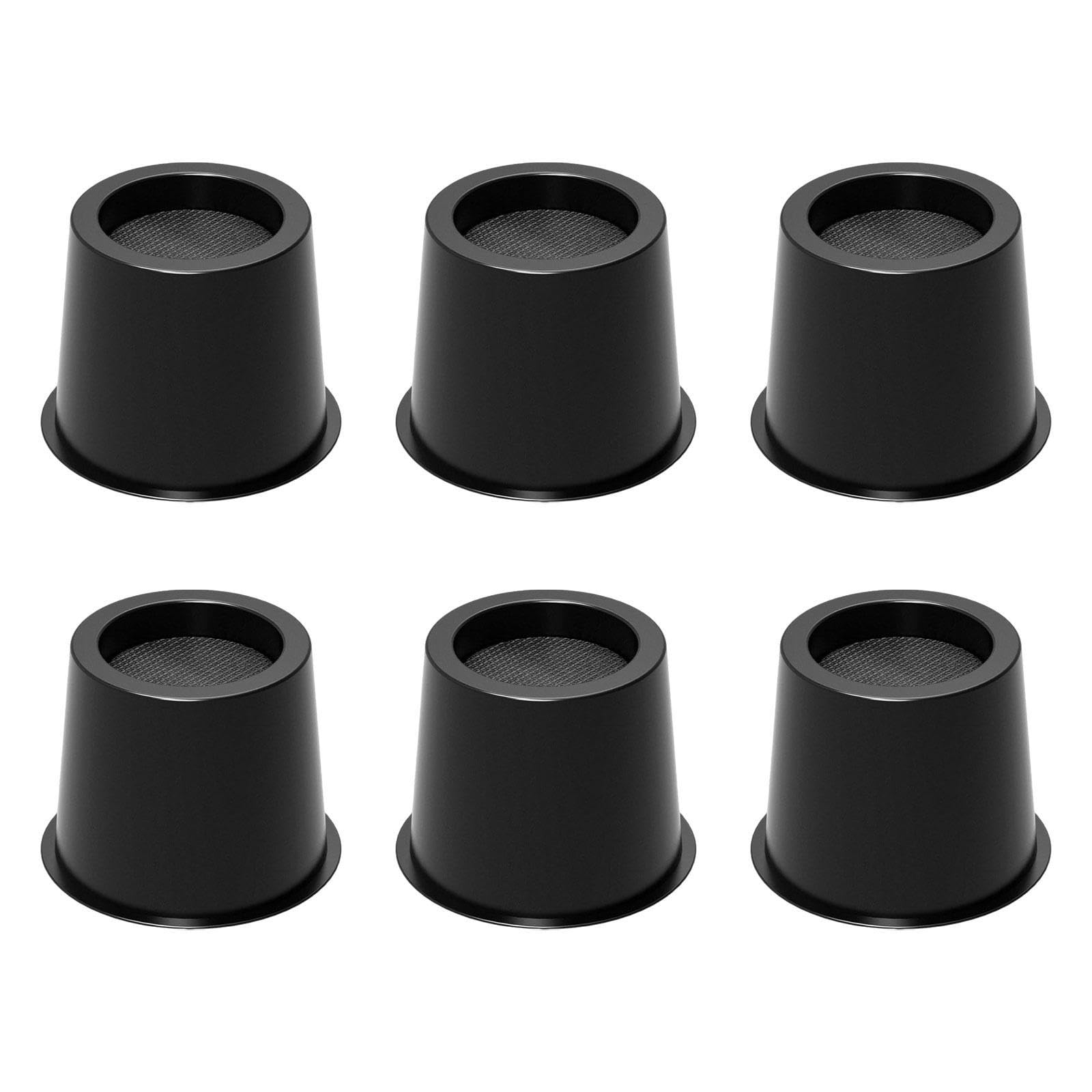 Patas de Cama/elevadores de Sofá para Estructuras de Cama Tipo, Antideslizantes, Ajustables, Redondas, 10 Cm de Alto, para Sofá, 6 Uds., Individual