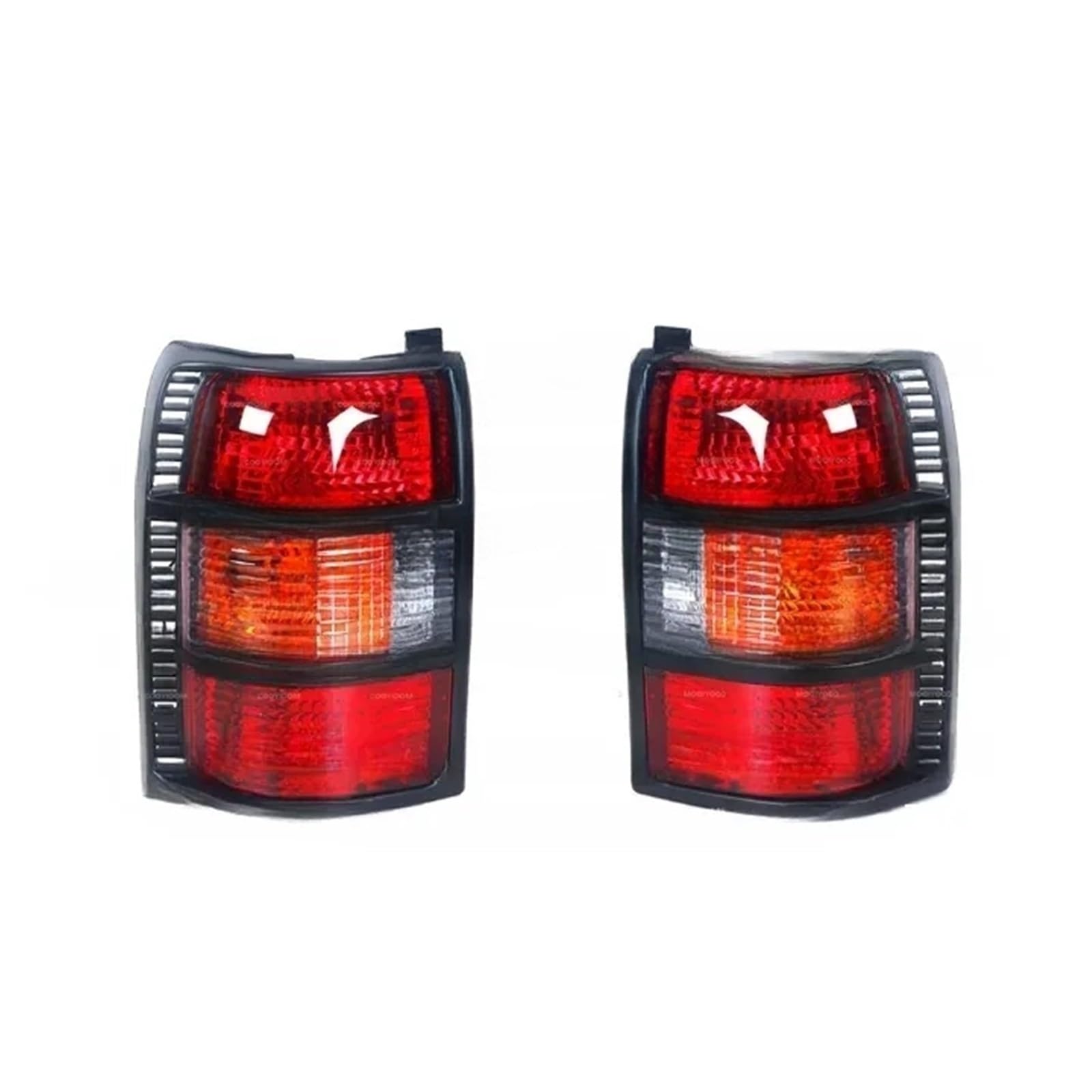 Car Rear Bumper Brake Tail Light Side Taillight Lamp Compatible For Mitsubishi Pajero V31 V32 V33 V43 1993-1997(Left,Akimbo Body)