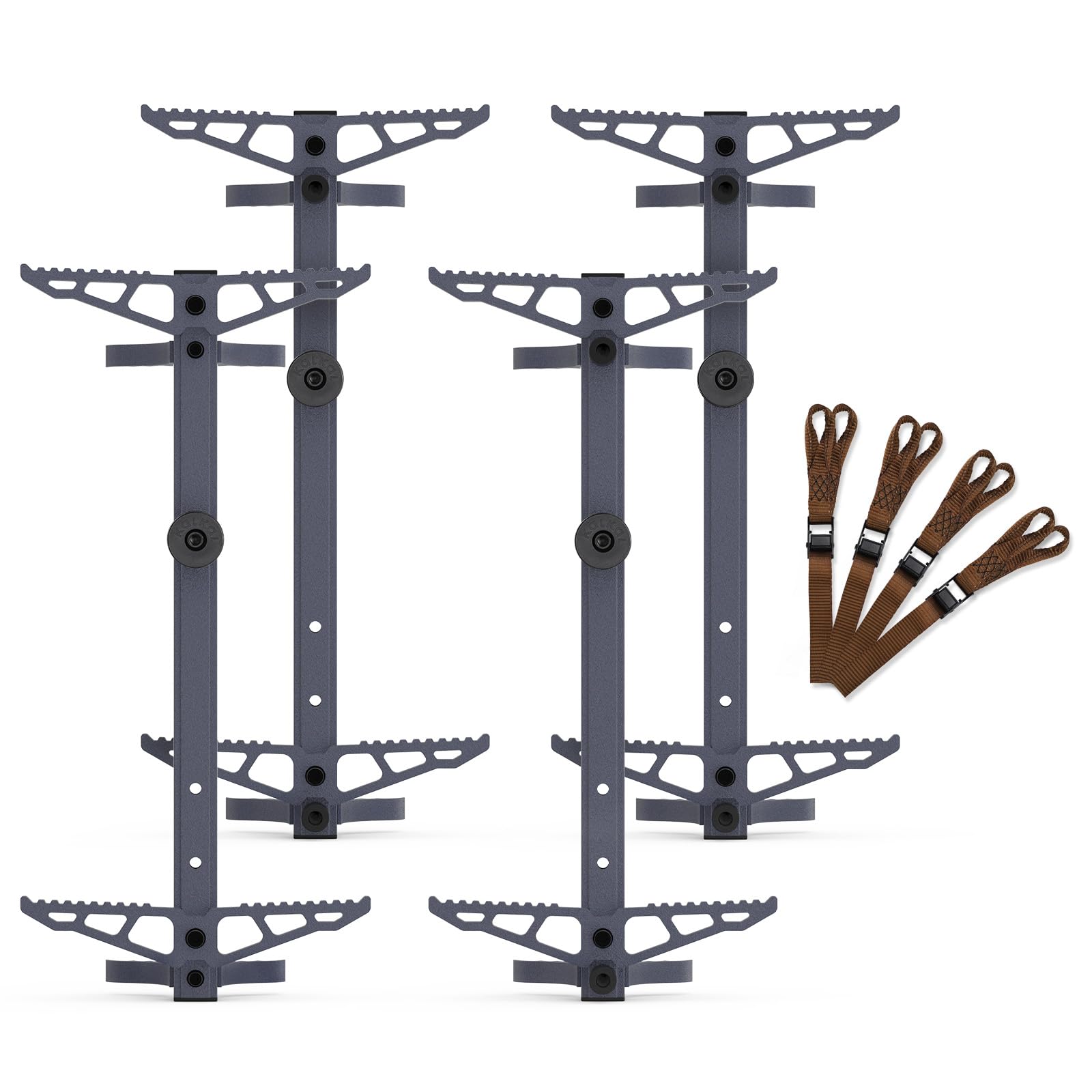Kalkal 20" Aluminum Tree Stand Climbing Sticks for Saddle Hunting -4 Pack
