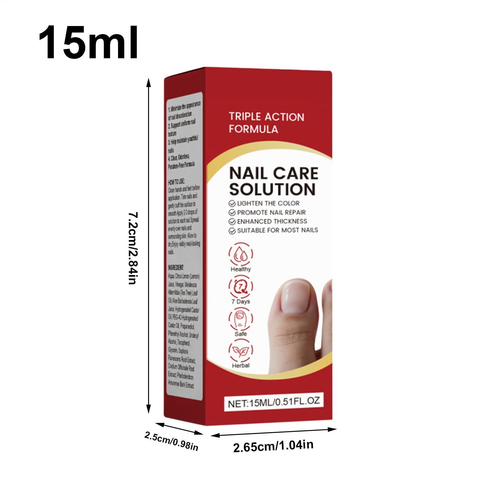 Nail Repair Solution, Strengthening Paznokci Liquid, Brightening Nails Care Fluid, delikatna formuła do pielęgnacji paznokci, ochrona paznokci do odzyskiwania paznokci w domu, do salonu, podróży po