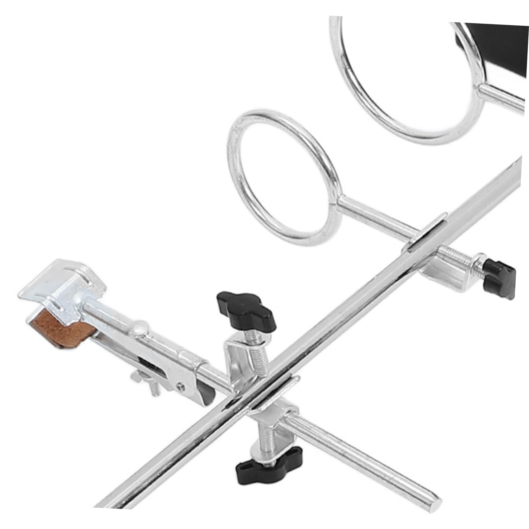 Cabilock Marco De Hierro Soporte Para Equipos De Laboratorio Material Metálico Para Experimentos De Laboratorio y Soporte Para Embudos Robusto y Duradero