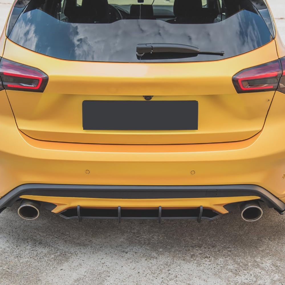 Tylny spojler samochodowy rozdzielacz dyfuzora, do Ford Focus ST MK4 2018-2021, tylna krawędź w stylu zderzaka