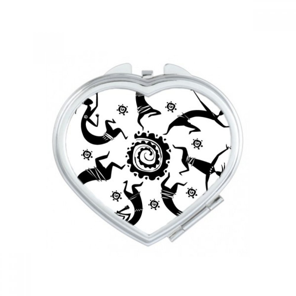 Miroir compact Mexique mignon pour retouches maquillage en voyage